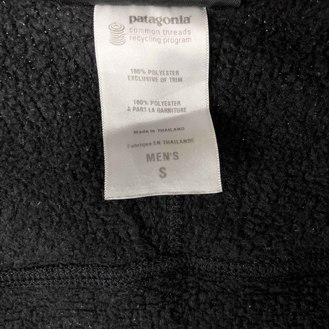 Patagonia Better Sweater Jacket 25526S1 Fleece Jacket, Men's Size Small polyester black type Vintage Second Hand