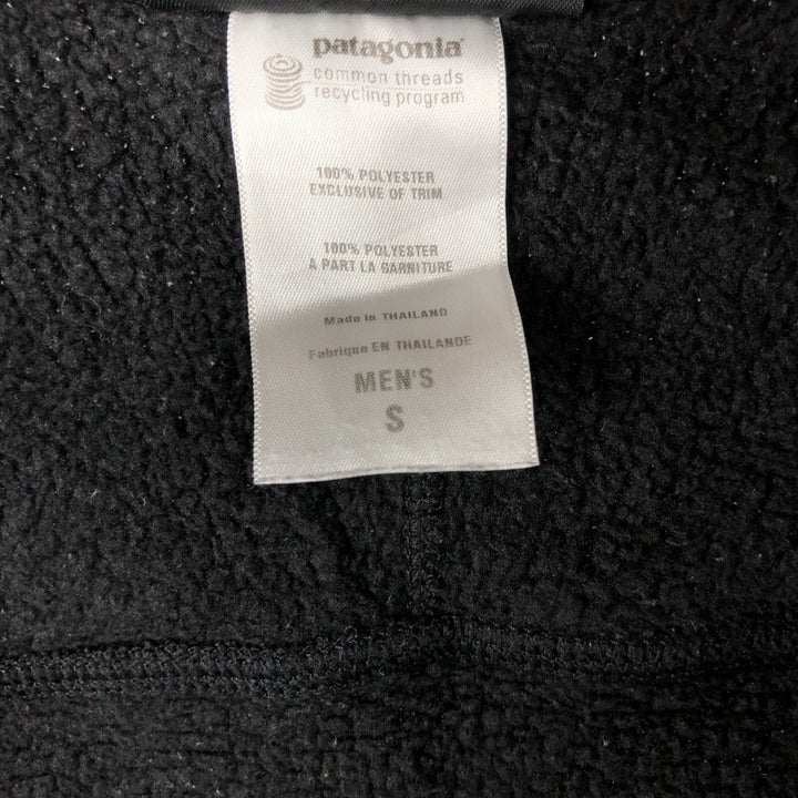 Patagonia Better Sweater Jacket 25526S1 Fleece Jacket, Men's Size Small polyester black type Vintage Second Hand