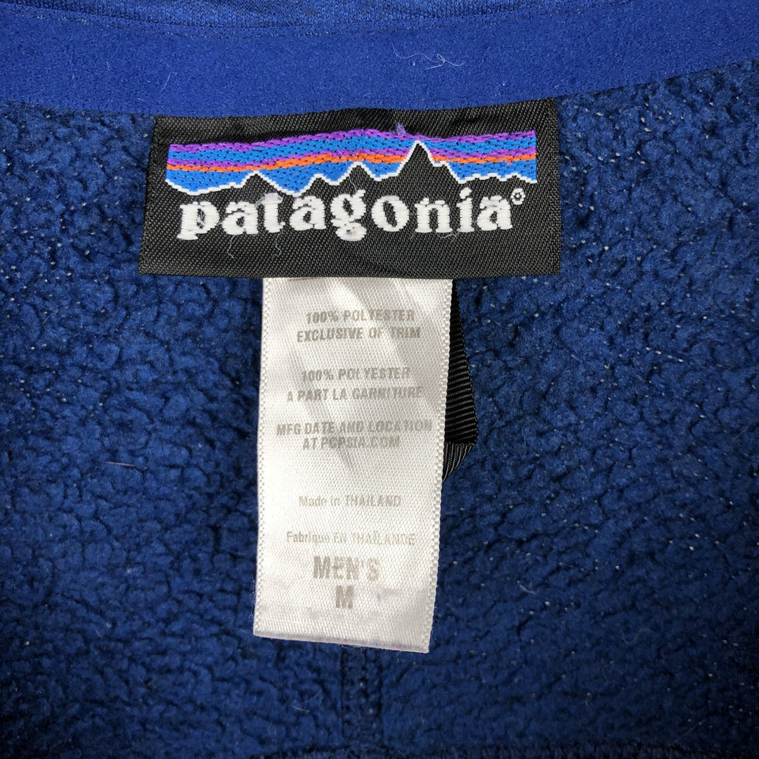 Patagonia Better Sweater 25521FA12 Half-Zip Fleece Pullover, Men's Size Medium polyester blue type Vintage Second Hand