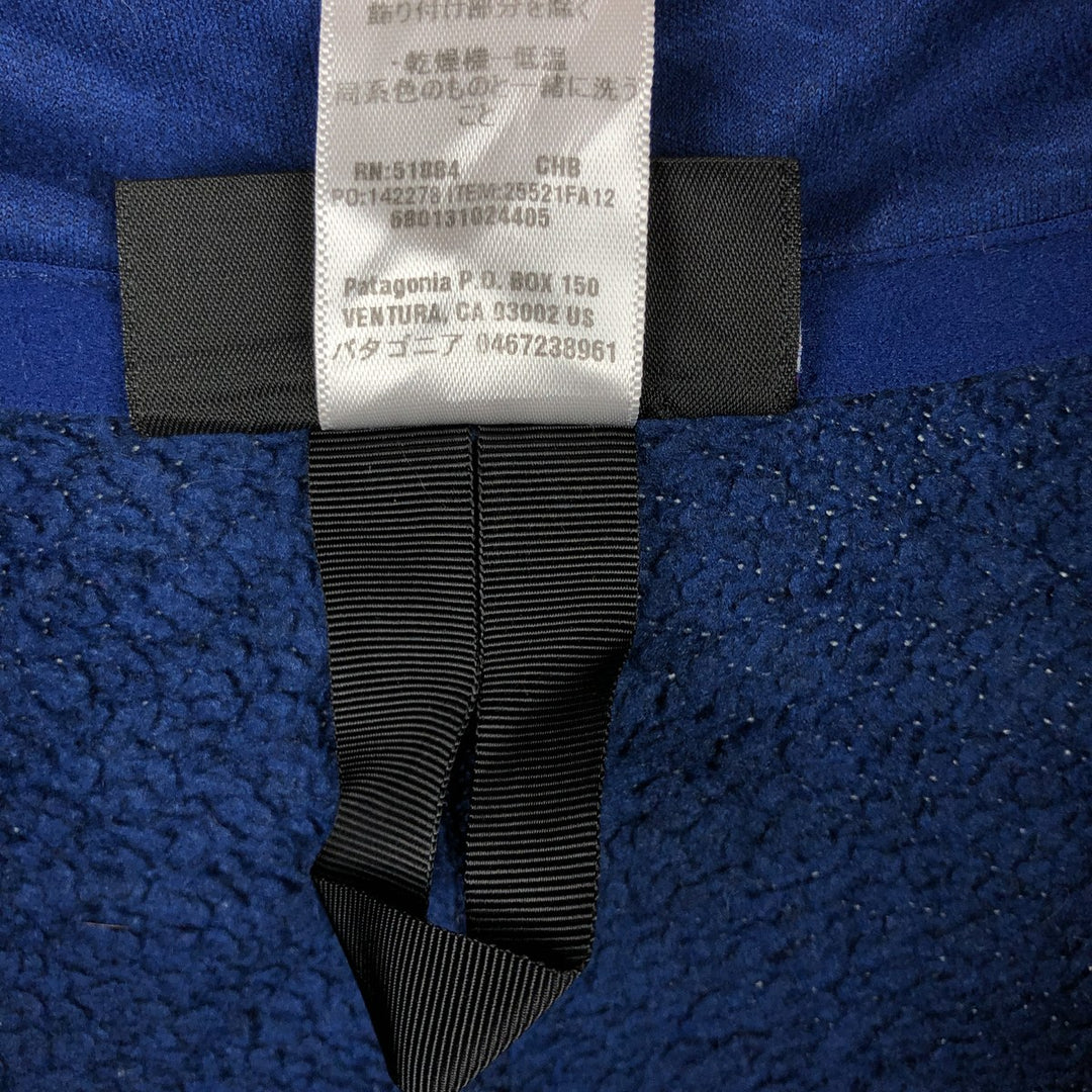 Patagonia Better Sweater 25521FA12 Half-Zip Fleece Pullover, Men's Size Medium polyester blue type Vintage Second Hand