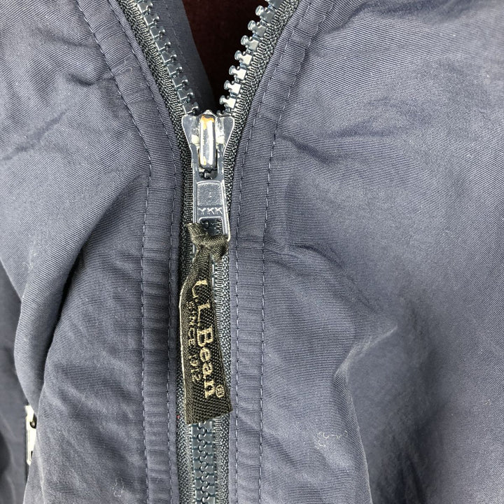 90s-00'S LLBean Nylon Jacket, Men's Size L Nylon navy blue type Vintage Second Hand