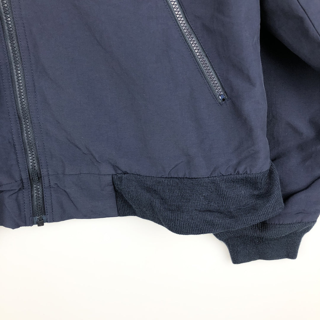 90s-00'S LLBean Nylon Jacket, Men's Size L Nylon navy blue type Vintage Second Hand