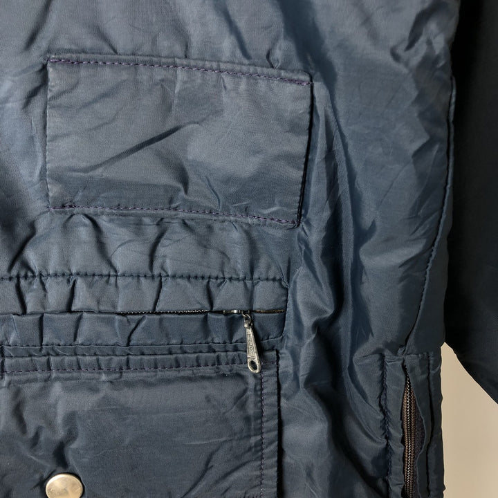 Vintage 1970'S WOOLRICH padded puffer jacket, size L, men's Nylon navy blue type Vintage Second Hand