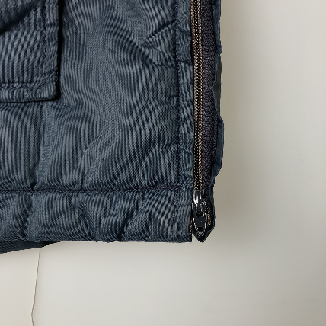 Vintage 1970'S WOOLRICH padded puffer jacket, size L, men's Nylon navy blue type Vintage Second Hand