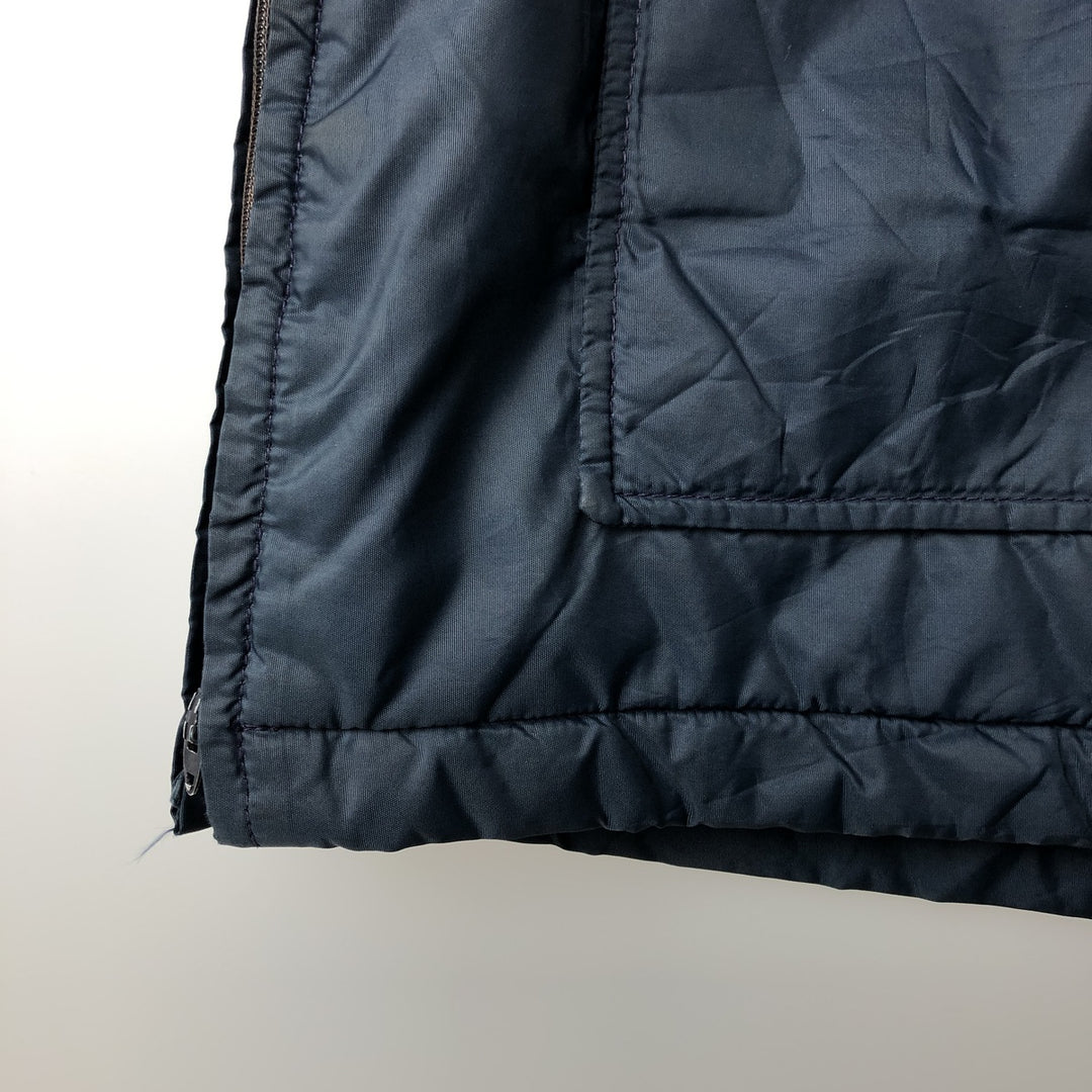 Vintage 1970'S WOOLRICH padded puffer jacket, size L, men's Nylon navy blue type Vintage Second Hand