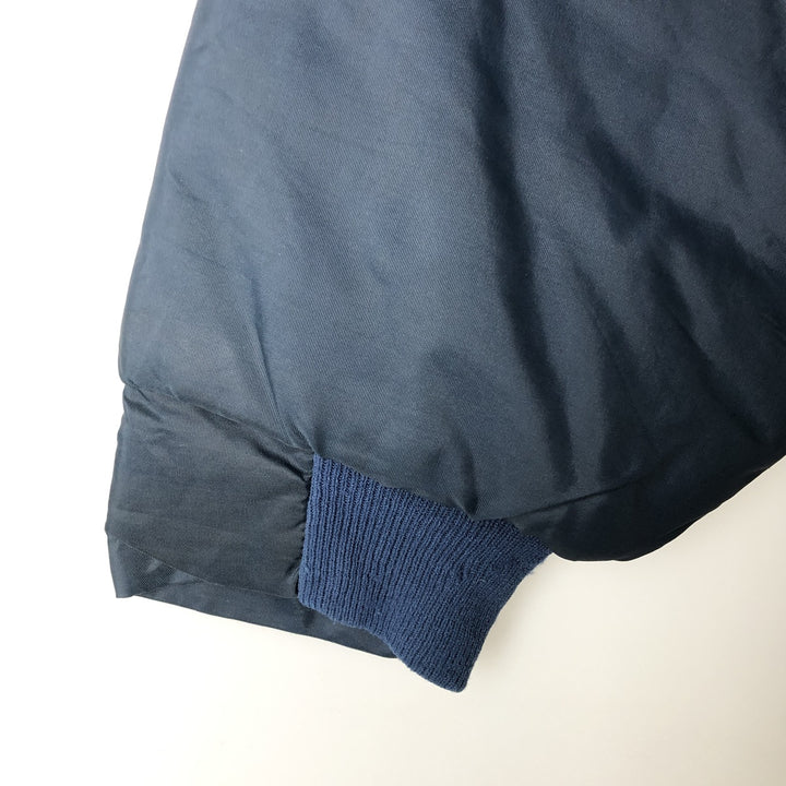 Vintage 1970'S WOOLRICH padded puffer jacket, size L, men's Nylon navy blue type Vintage Second Hand