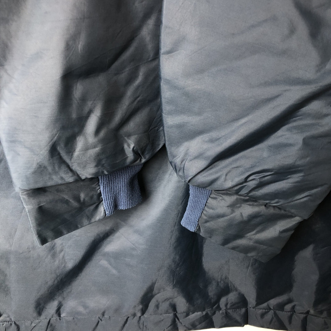 Vintage 1970'S WOOLRICH padded puffer jacket, size L, men's Nylon navy blue type Vintage Second Hand