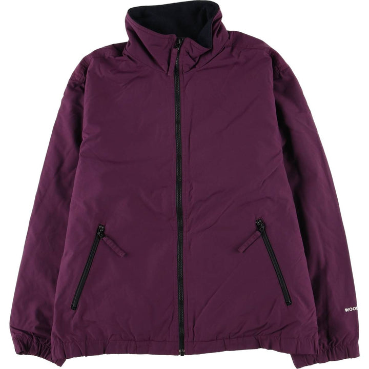 2000'S WOOLRICH nylon jacket, men's size L Nylon purple type Vintage Second Hand