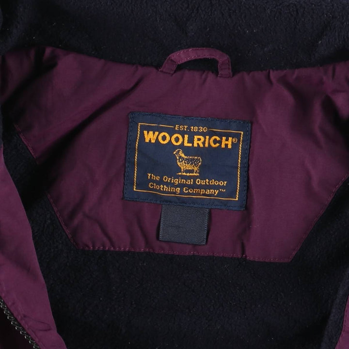 2000'S WOOLRICH nylon jacket, men's size L Nylon purple type Vintage Second Hand