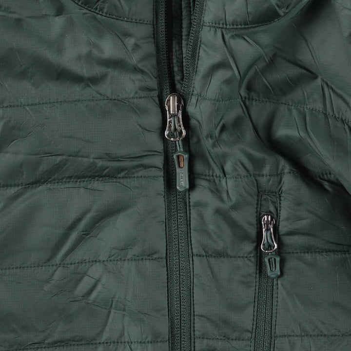 2000'S Marmot padded puffer jacket, men's size M Recycled nylon Green type dark green Vintage Second Hand