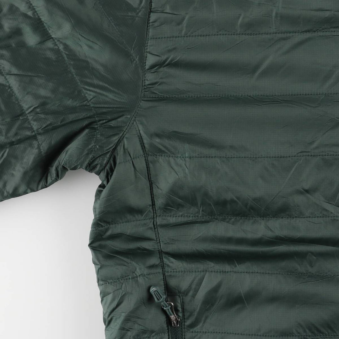 2000'S Marmot padded puffer jacket, men's size M Recycled nylon Green type dark green Vintage Second Hand