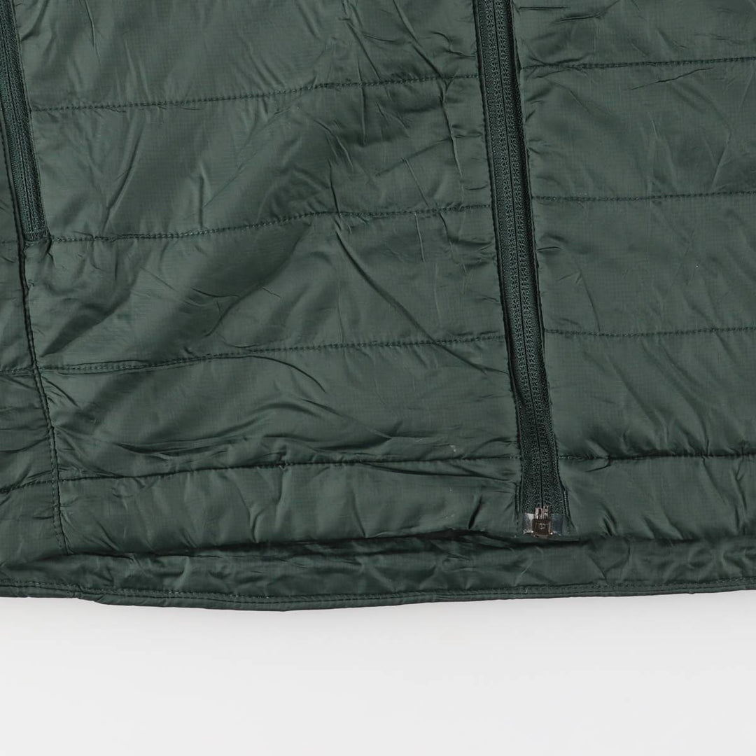 2000'S Marmot padded puffer jacket, men's size M Recycled nylon Green type dark green Vintage Second Hand