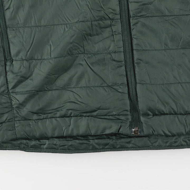 2000'S Marmot padded puffer jacket, men's size M Recycled nylon Green type dark green Vintage Second Hand