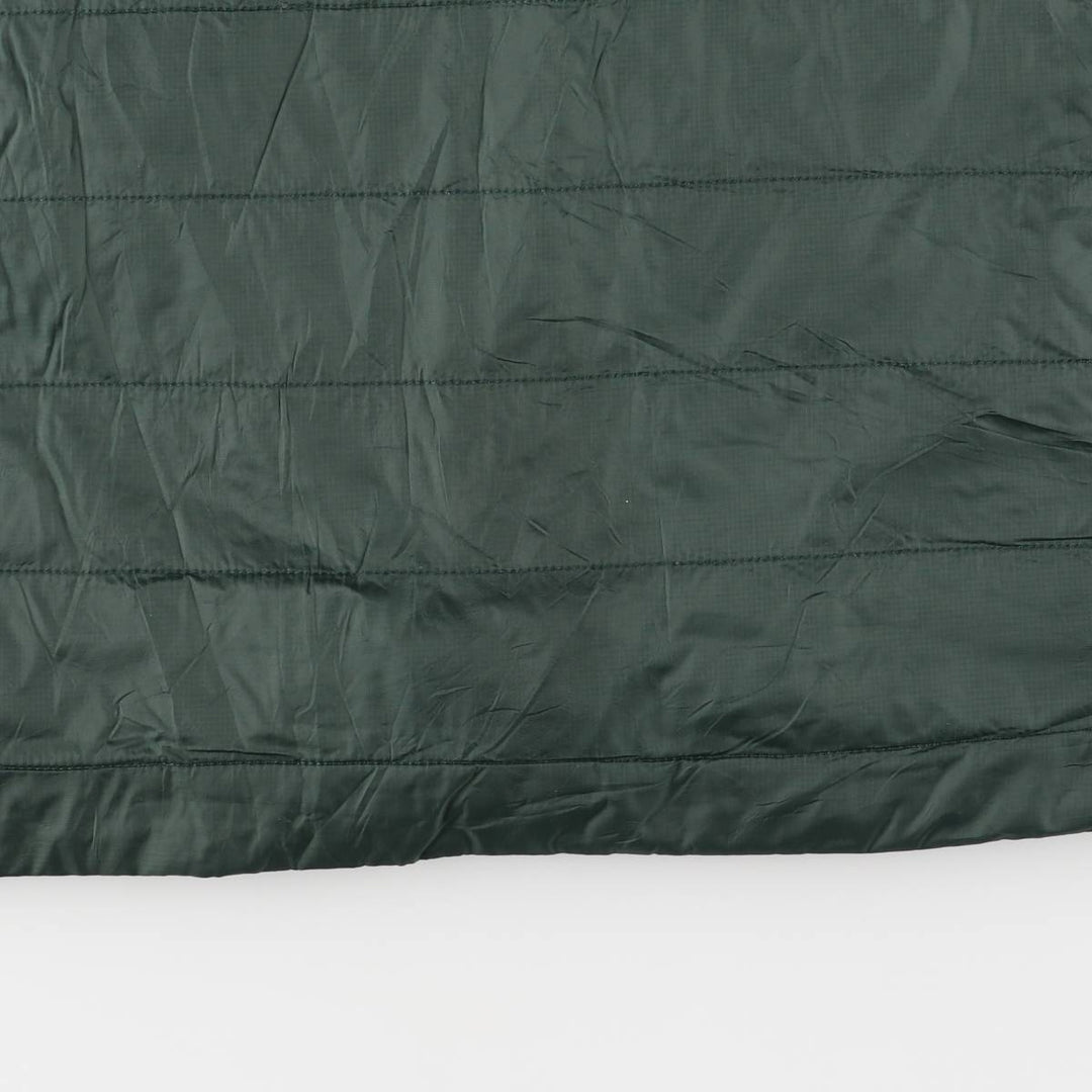 2000'S Marmot padded puffer jacket, men's size M Recycled nylon Green type dark green Vintage Second Hand
