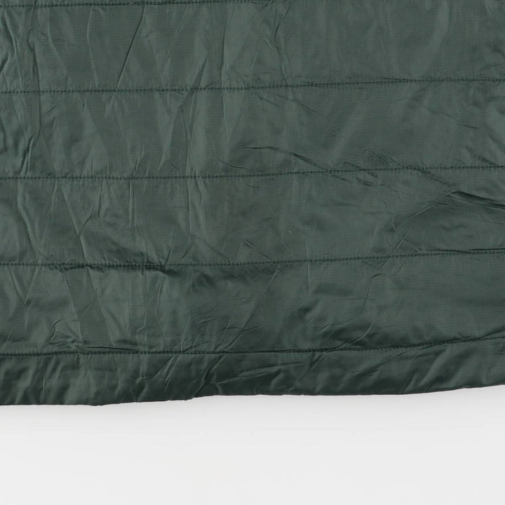 2000'S Marmot padded puffer jacket, men's size M Recycled nylon Green type dark green Vintage Second Hand