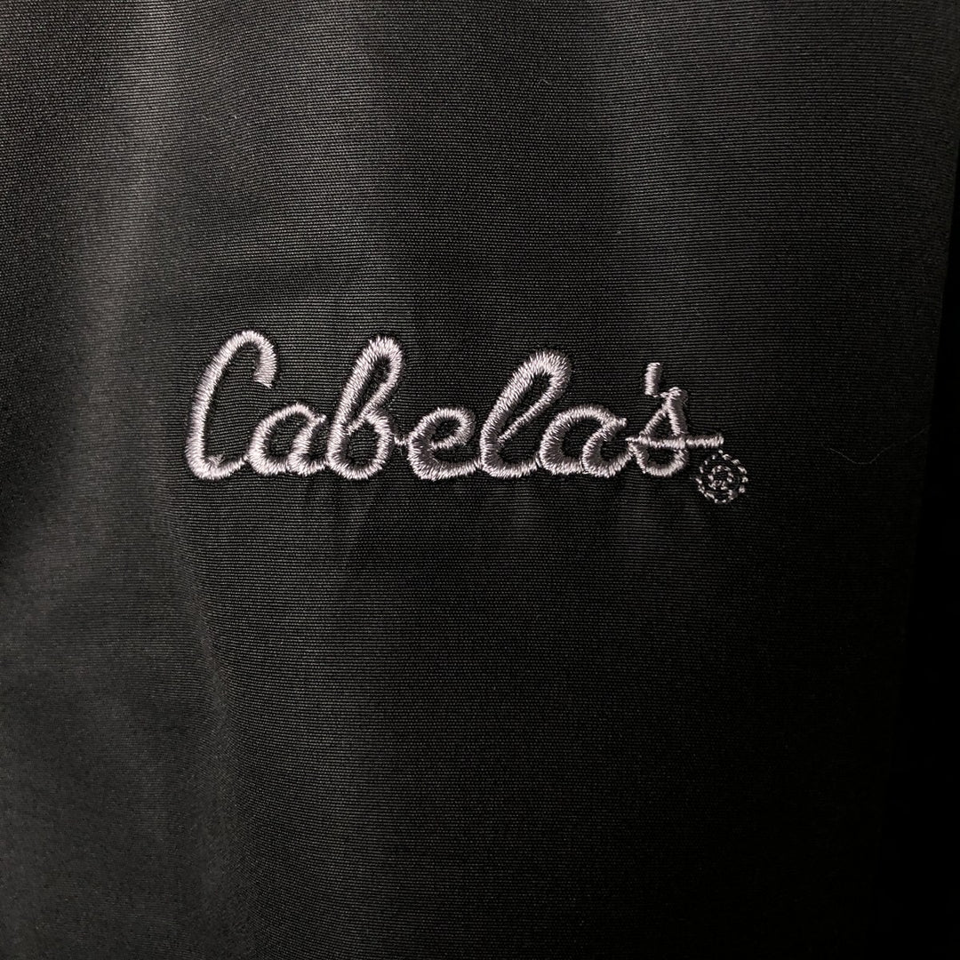 90s-00'S Cabelas padded puffer jacket, men's size L polyester black type Vintage Second Hand