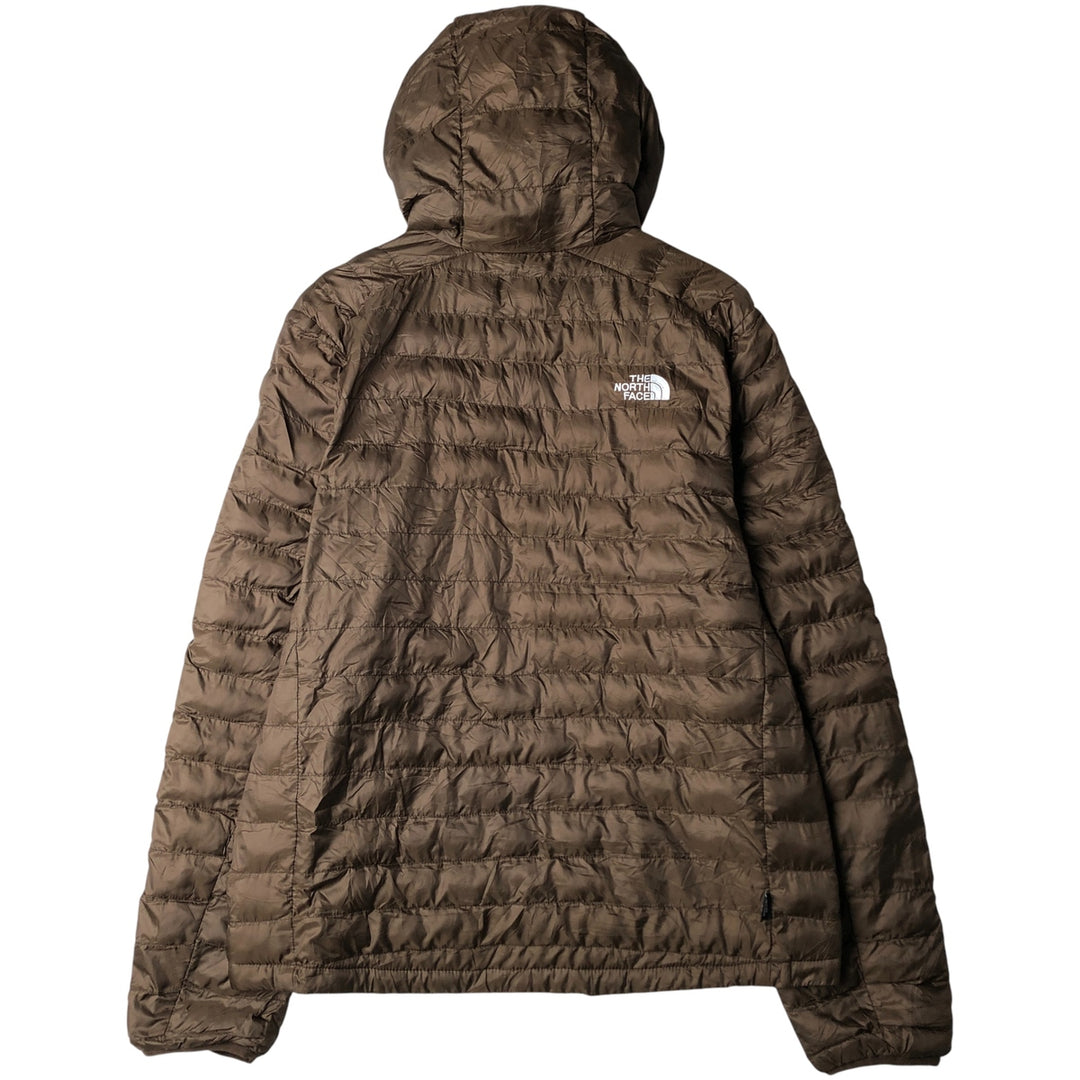 The North Face CIRCULARD DESIGN padded puffer jacket, men's size L polyester brown type Vintage Second Hand