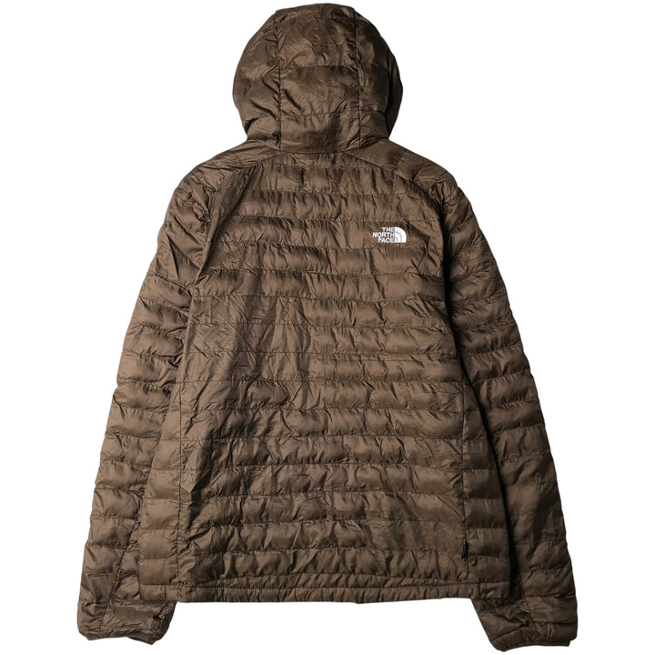 The North Face CIRCULARD DESIGN padded puffer jacket, men's size L polyester brown type Vintage Second Hand