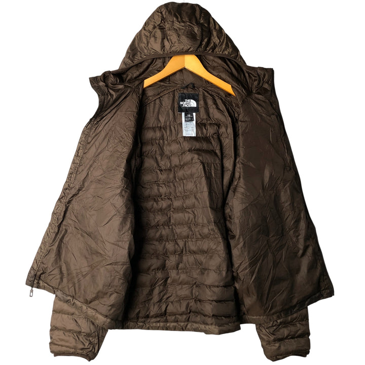 The North Face CIRCULARD DESIGN padded puffer jacket, men's size L polyester brown type Vintage Second Hand