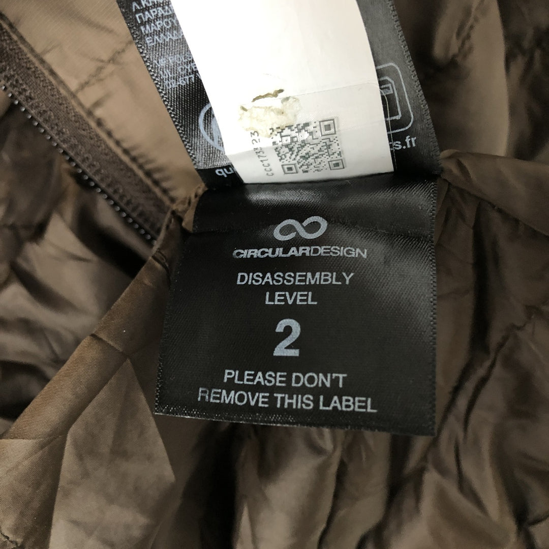 The North Face CIRCULARD DESIGN padded puffer jacket, men's size L polyester brown type Vintage Second Hand