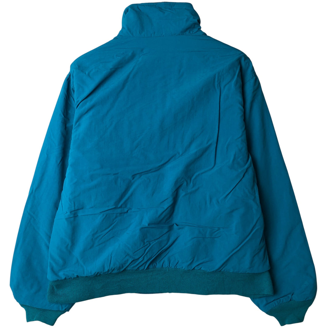 80s-90'S Eddie Bauer WINDfoil Padded Puffer Jacket with Black Tag, Made in USA, Men's Size Medium Nylon turquoise blue Vintage Second Hand