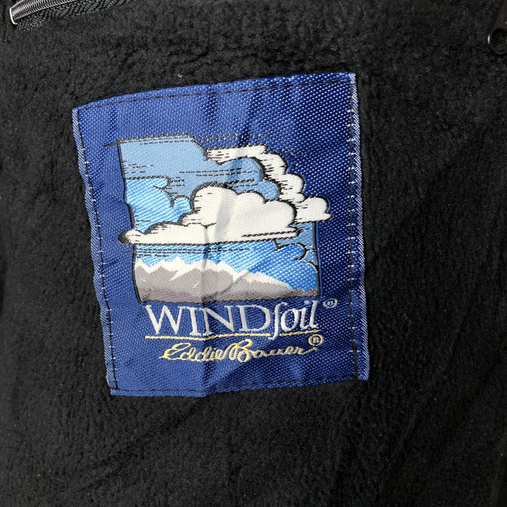 80s-90'S Eddie Bauer WINDfoil Padded Puffer Jacket with Black Tag, Made in USA, Men's Size Medium Nylon turquoise blue Vintage Second Hand