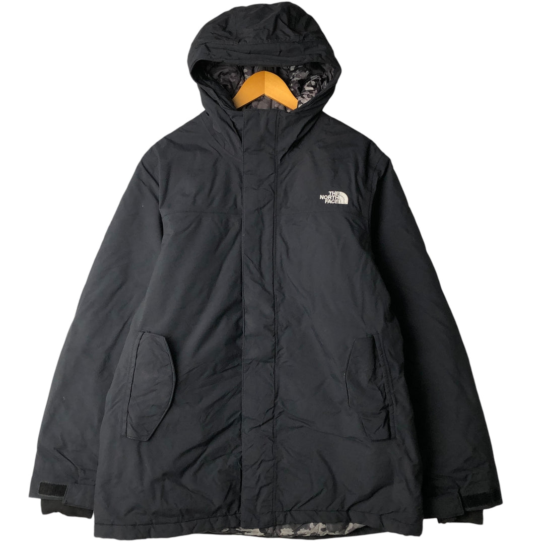 The North Face Men's XL Padded Mountain Parka, Shell Jacket, Puffer Jacket Nylon black type Vintage Second Hand