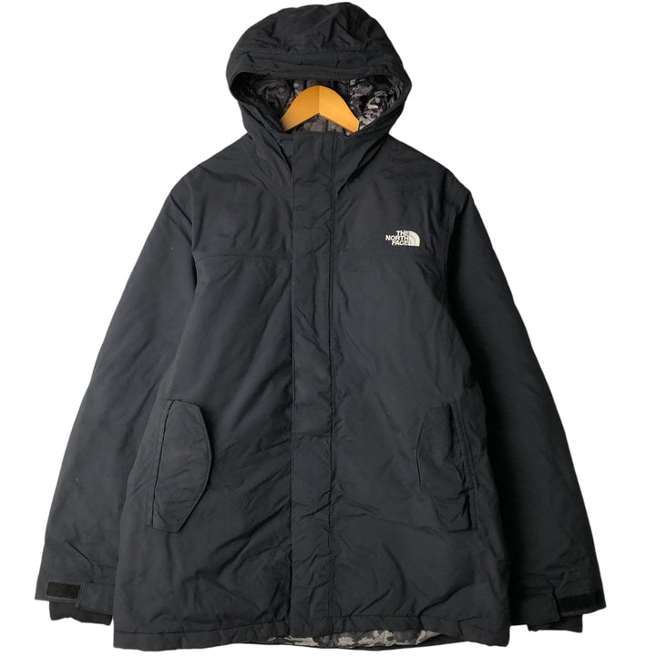 The North Face Men's XL Padded Mountain Parka, Shell Jacket, Puffer Jacket Nylon black type Vintage Second Hand