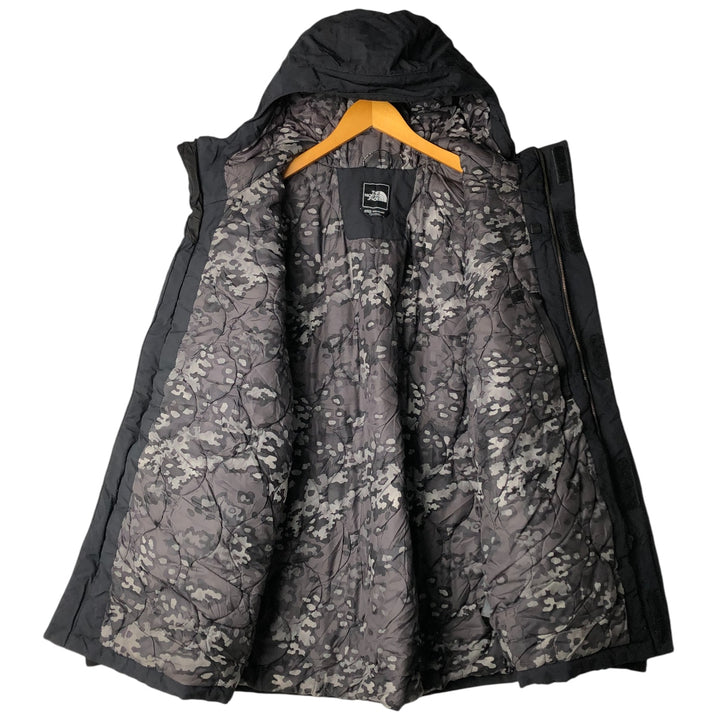 The North Face Men's XL Padded Mountain Parka, Shell Jacket, Puffer Jacket Nylon black type Vintage Second Hand