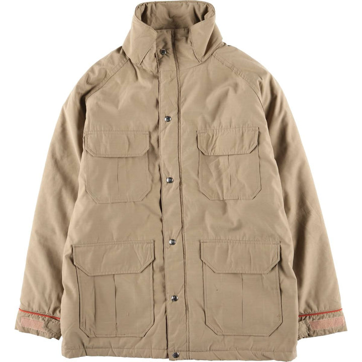Vintage 1970'S WOOLRICH padded puffer jacket, made in the USA, size L, men's polyester Beige type Vintage Second Hand