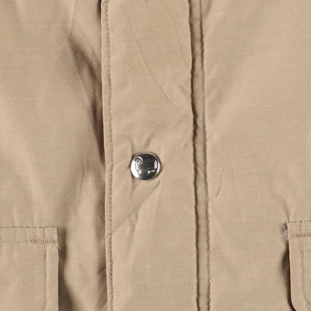 Vintage 1970'S WOOLRICH padded puffer jacket, made in the USA, size L, men's polyester Beige type Vintage Second Hand