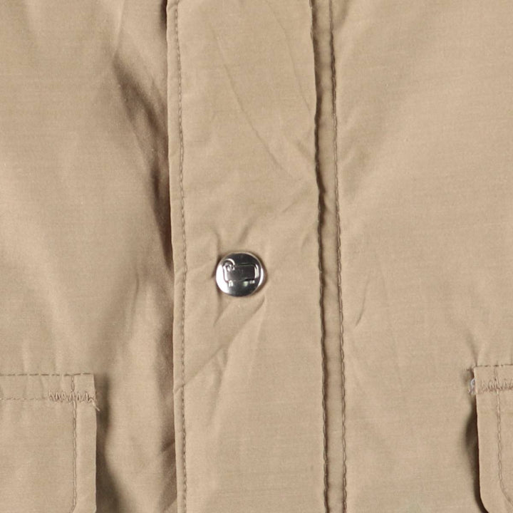 Vintage 1970'S WOOLRICH padded puffer jacket, made in the USA, size L, men's polyester Beige type Vintage Second Hand