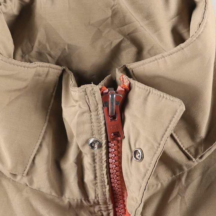 Vintage 1970'S WOOLRICH padded puffer jacket, made in the USA, size L, men's polyester Beige type Vintage Second Hand