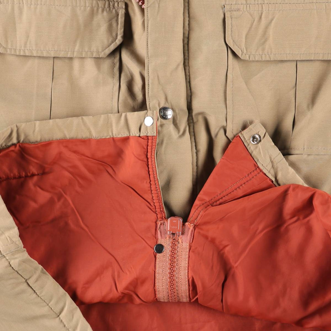 Vintage 1970'S WOOLRICH padded puffer jacket, made in the USA, size L, men's polyester Beige type Vintage Second Hand