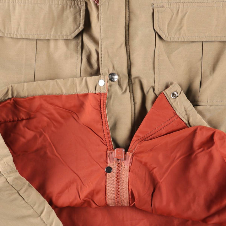 Vintage 1970'S WOOLRICH padded puffer jacket, made in the USA, size L, men's polyester Beige type Vintage Second Hand