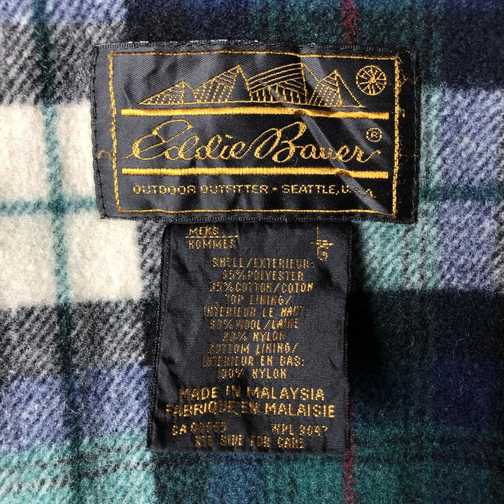 80s-90'S Eddie Bauer Black Tag Mountain Jacket, Shell Jacket, Men's Size L polyester red type Vintage Second Hand