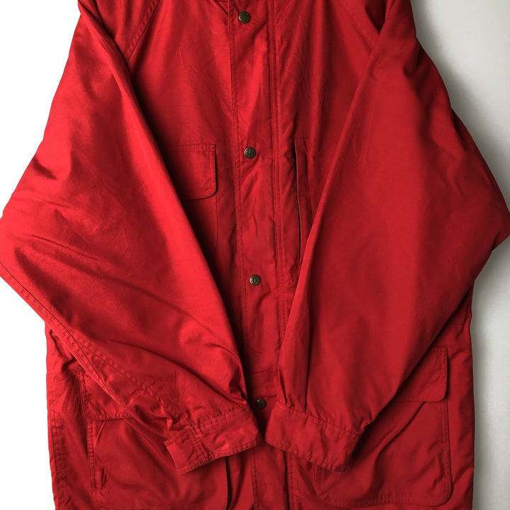 80s-90'S Eddie Bauer Black Tag Mountain Jacket, Shell Jacket, Men's Size L polyester red type Vintage Second Hand