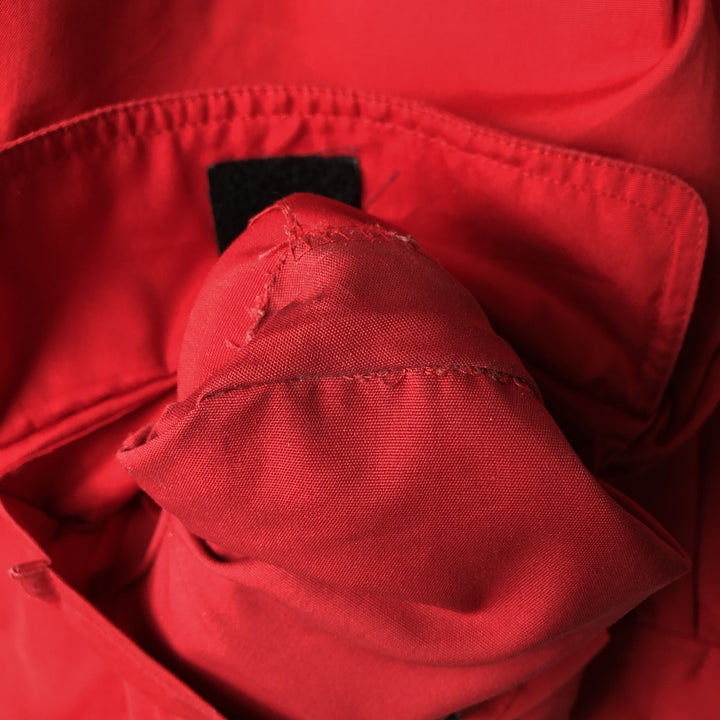 80s-90'S Eddie Bauer Black Tag Mountain Jacket, Shell Jacket, Men's Size L polyester red type Vintage Second Hand