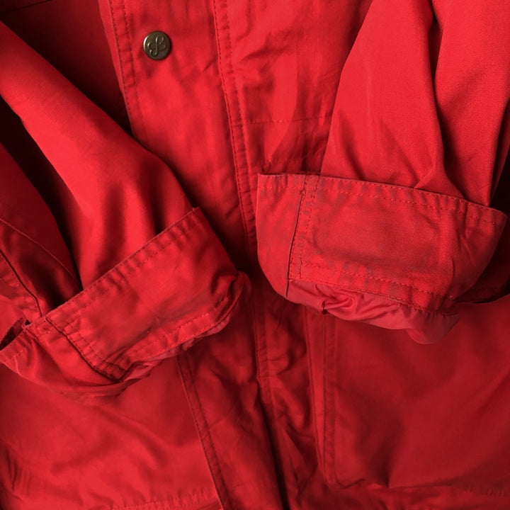 80s-90'S Eddie Bauer Black Tag Mountain Jacket, Shell Jacket, Men's Size L polyester red type Vintage Second Hand