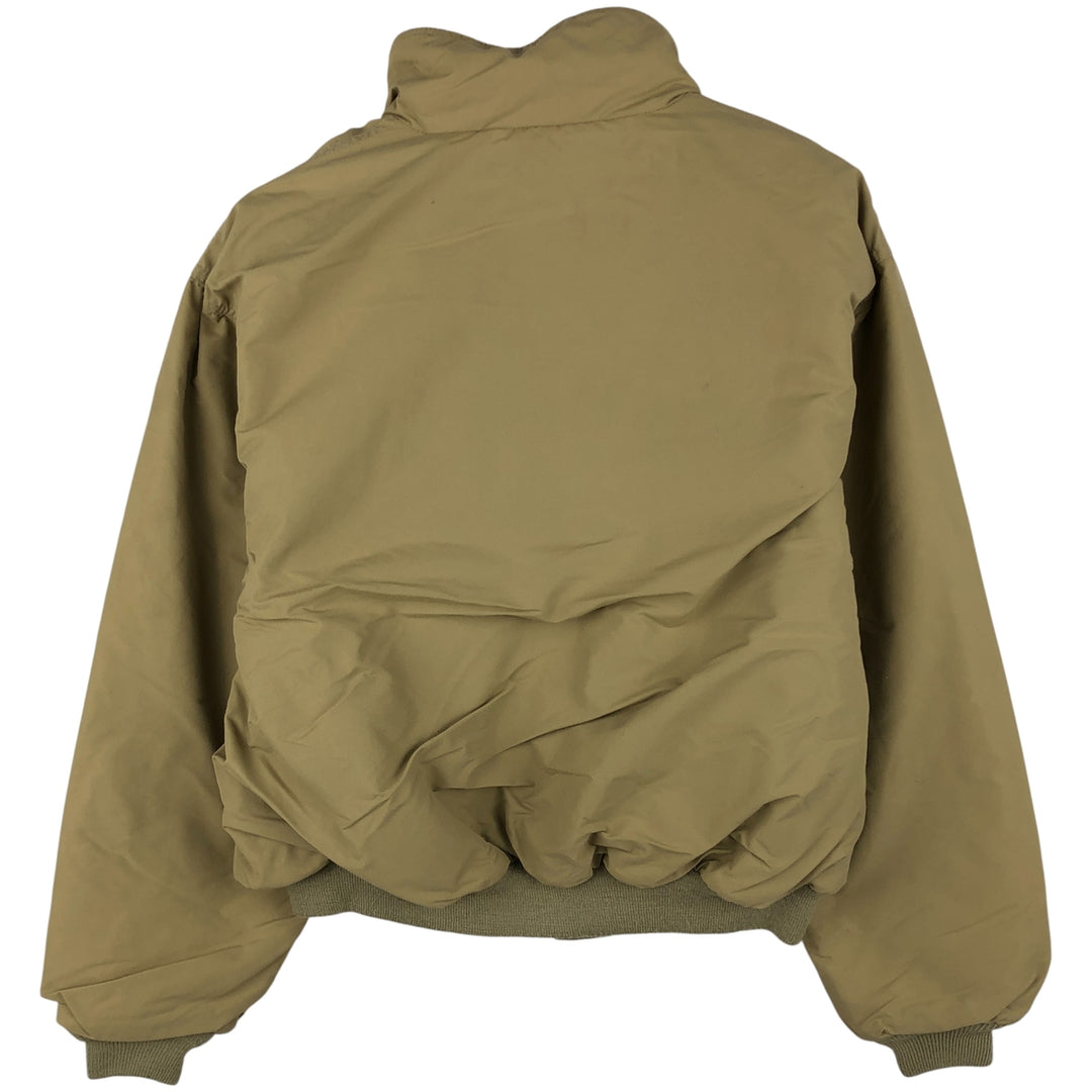 Eddie Bauer Padded Puffer Jacket, Made in USA, Men's Size L unclear Khaki type beige Vintage Second Hand