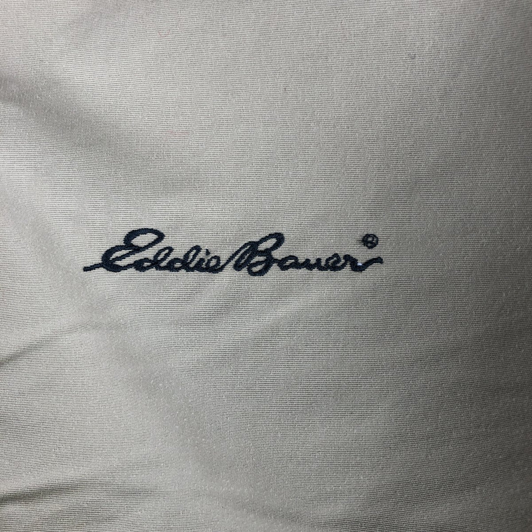 Eddie Bauer Padded Puffer Jacket, Made in USA, Men's Size L unclear Khaki type beige Vintage Second Hand
