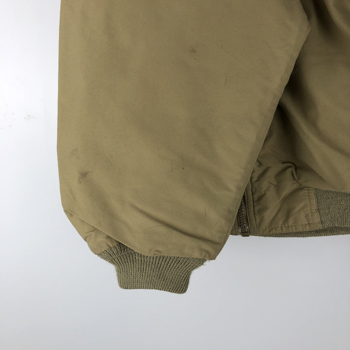 Eddie Bauer Padded Puffer Jacket, Made in USA, Men's Size L unclear Khaki type beige Vintage Second Hand