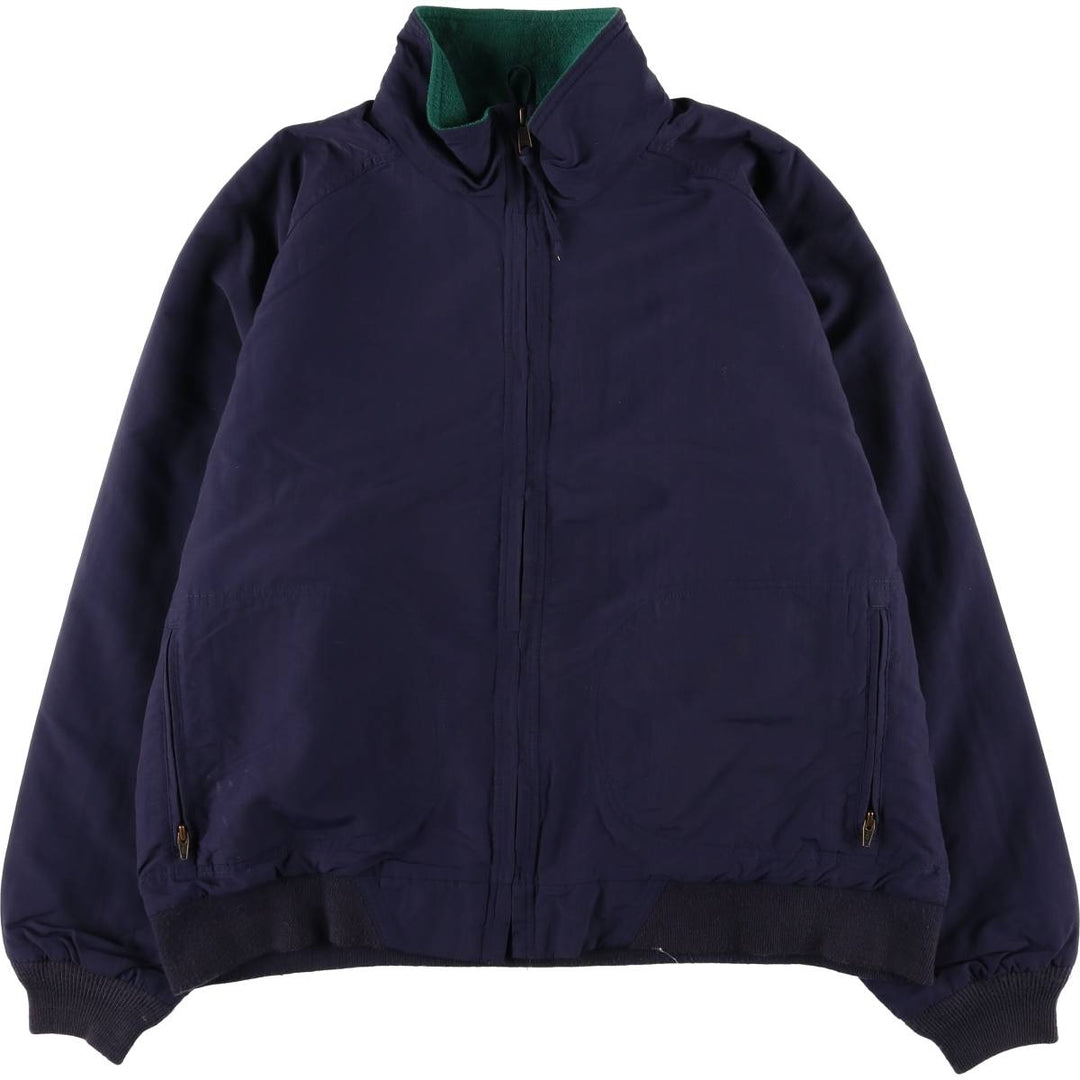Vintage 1990'S WOOLRICH padded puffer jacket, made in the USA, men's size XL Nylon Navy blue Vintage Second Hand