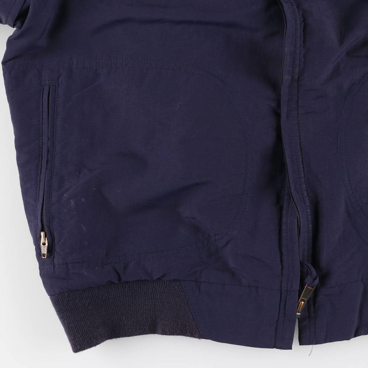 Vintage 1990'S WOOLRICH padded puffer jacket, made in the USA, men's size XL Nylon Navy blue Vintage Second Hand