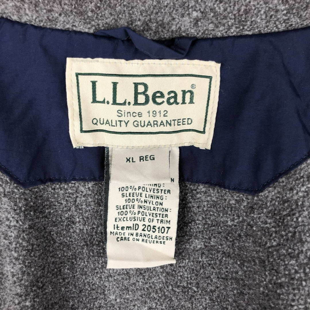 90s-00'S LLBean Padded Puffer Jacket, Men's Size XL Nylon navy blue type Vintage Second Hand
