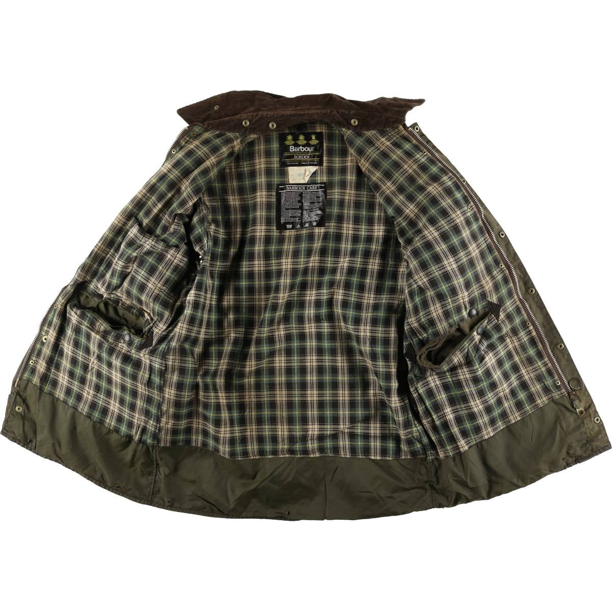 Vintage 1980s-1990'S Barbour Border Jacket, Old 3 Warrant, Waxed