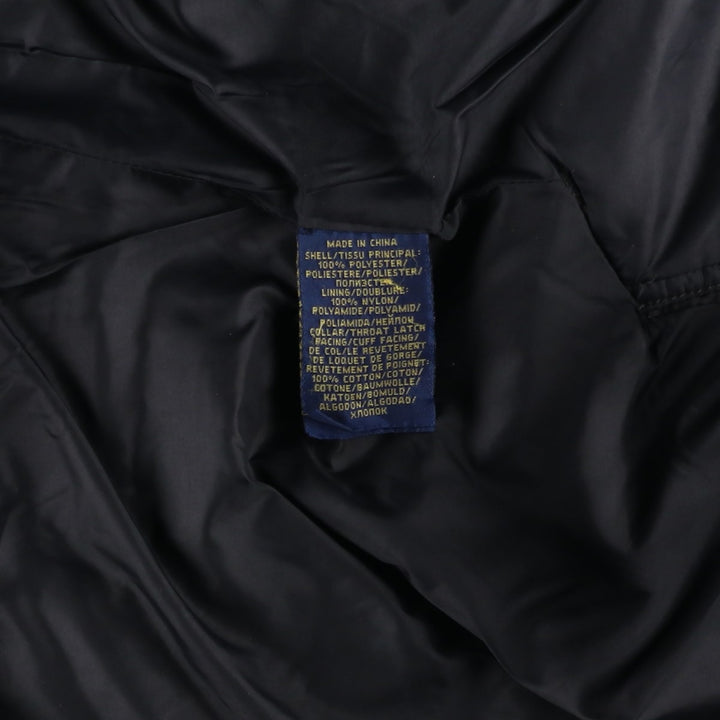 Ralph Lauren POLO by Ralph Lauren Quilted Puffer Jacket, Men's Size L polyester black type Vintage Second Hand
