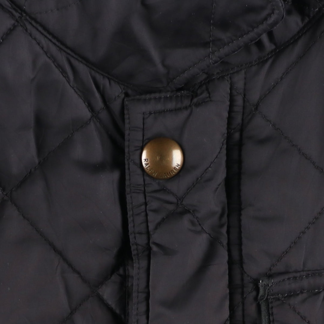 Ralph Lauren POLO by Ralph Lauren Quilted Puffer Jacket, Men's Size L polyester black type Vintage Second Hand