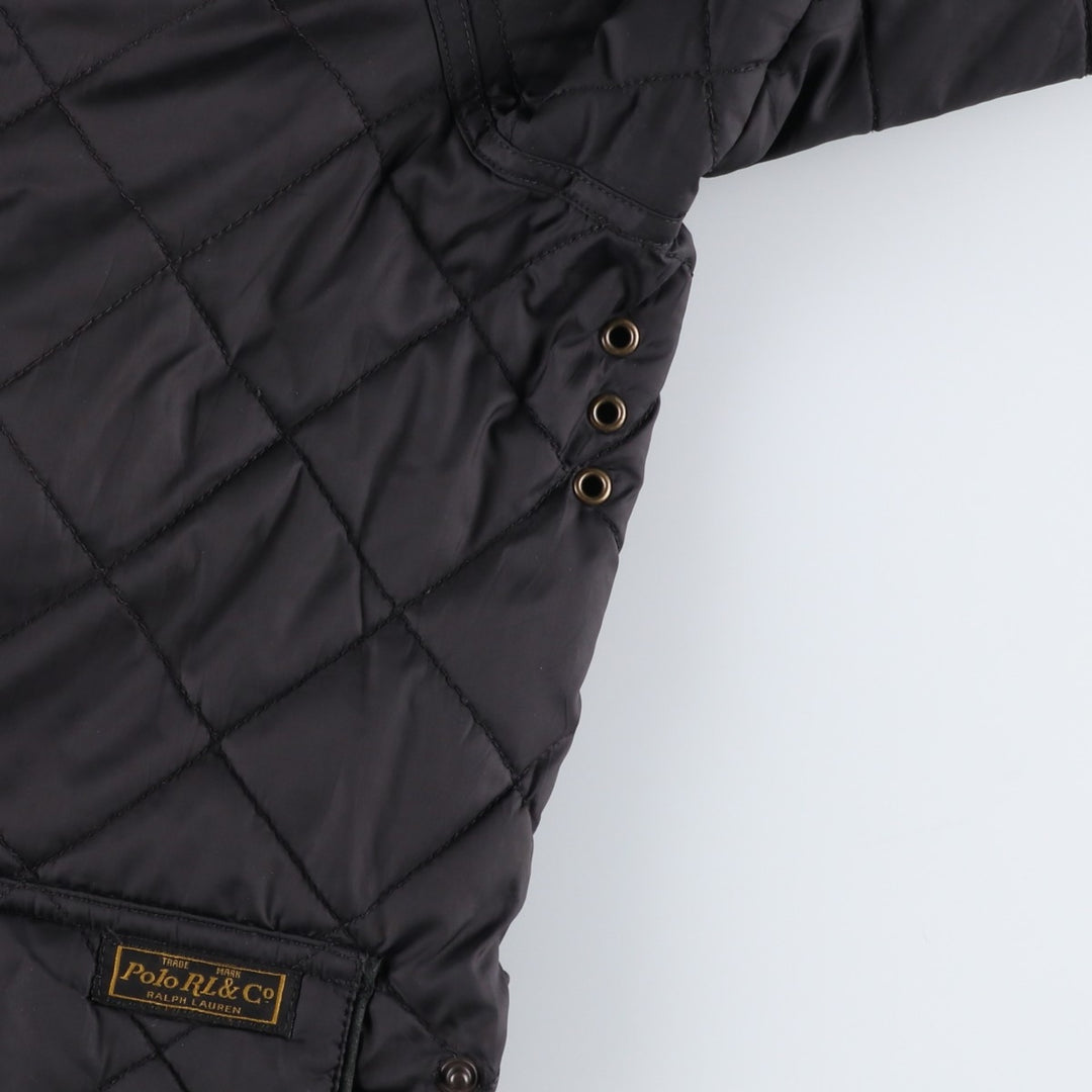 Ralph Lauren POLO by Ralph Lauren Quilted Puffer Jacket, Men's Size L polyester black type Vintage Second Hand