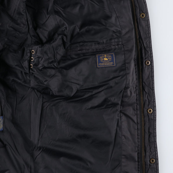 Ralph Lauren POLO by Ralph Lauren Quilted Puffer Jacket, Men's Size L polyester black type Vintage Second Hand